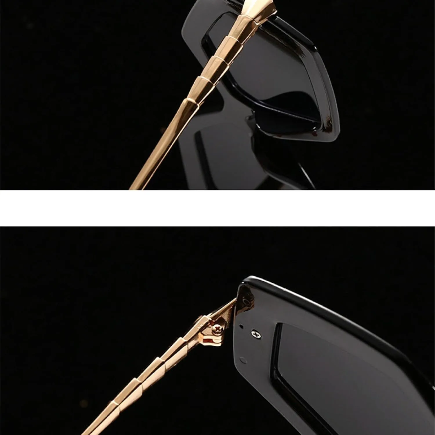 Sunglasses Irregular Shape Oversized Unisex Fashionable Uv400