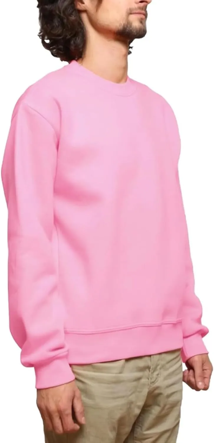 Sweatshirts for Men Long Sleeve Crewneck Sweatshirt Loose Casual Fashion Outerwear Plain Daily Versatile Pullover Tops