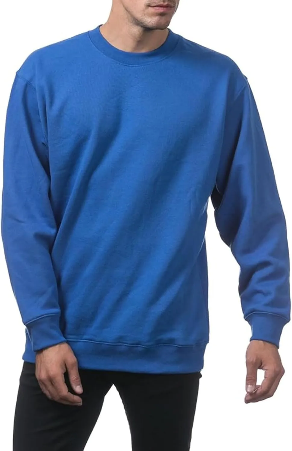 Sweatshirts for Men Long Sleeve Crewneck Sweatshirt Loose Casual Fashion Outerwear Plain Daily Versatile Pullover Tops