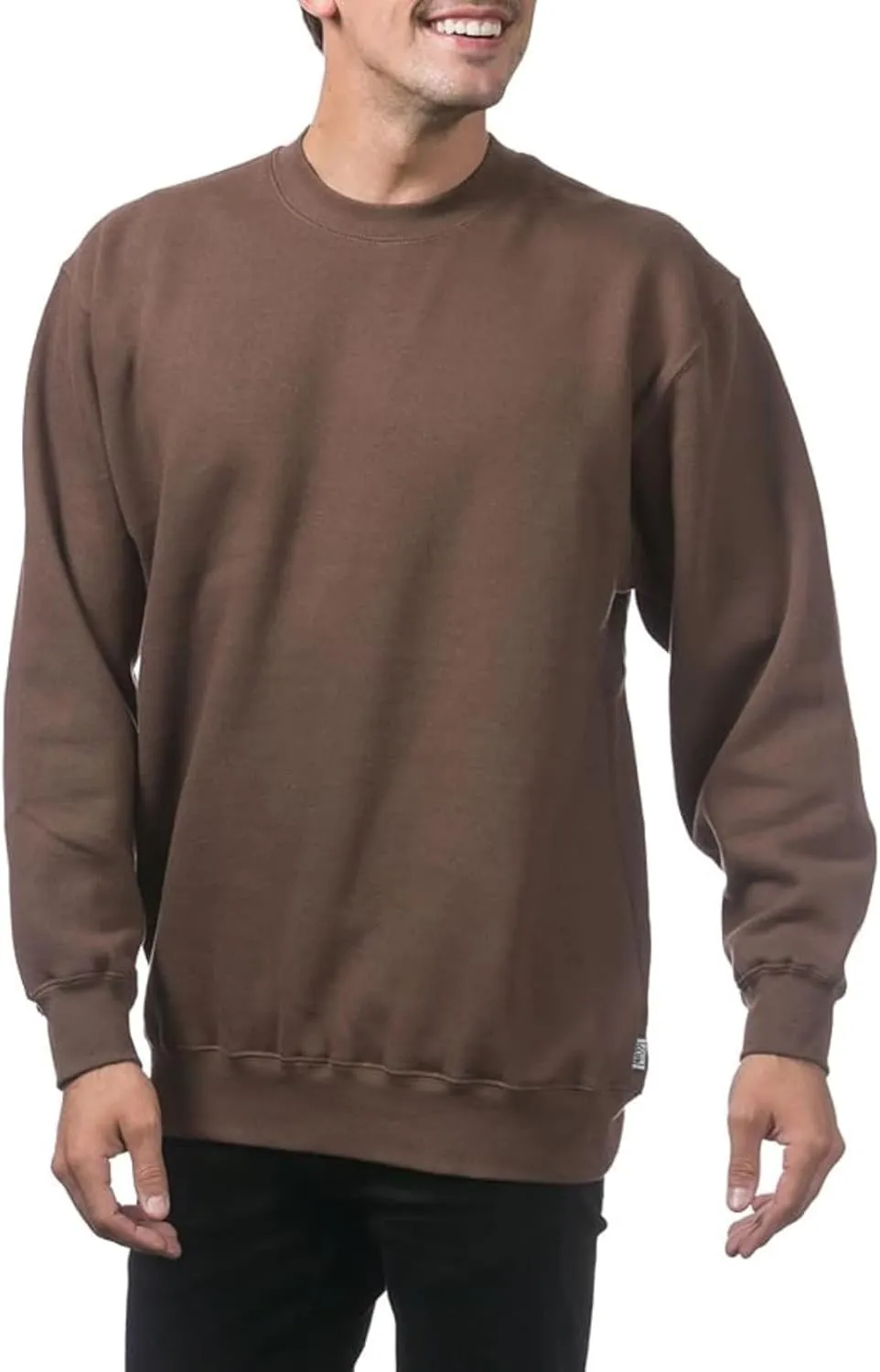 Sweatshirts for Men Long Sleeve Crewneck Sweatshirt Loose Casual Fashion Outerwear Plain Daily Versatile Pullover Tops
