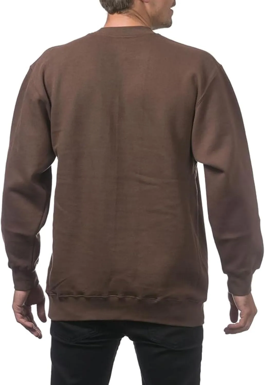 Sweatshirts for Men Long Sleeve Crewneck Sweatshirt Loose Casual Fashion Outerwear Plain Daily Versatile Pullover Tops