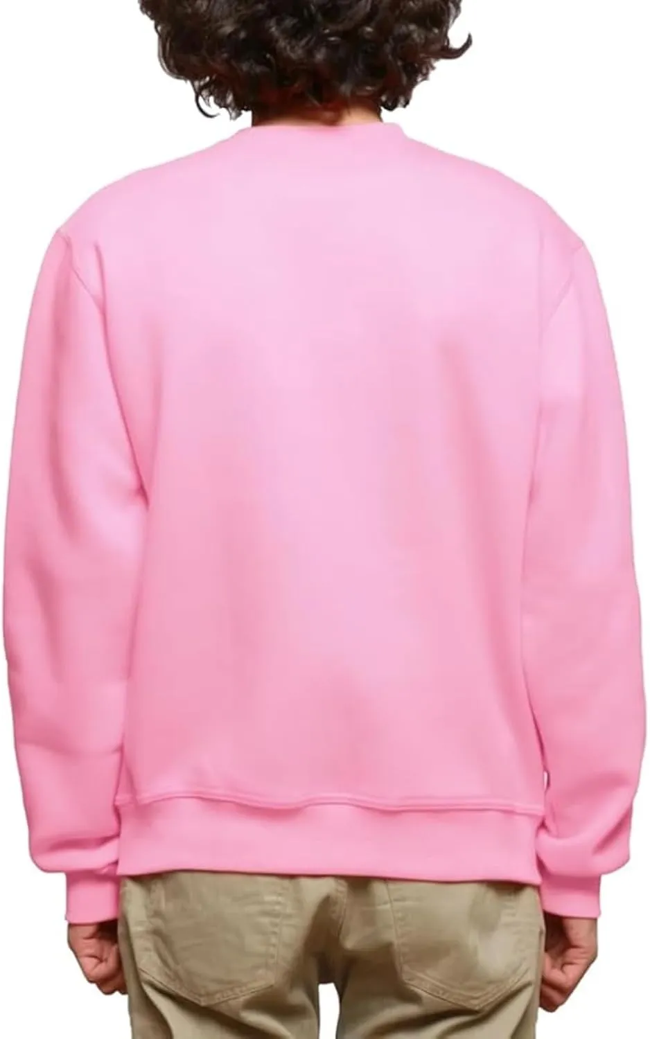 Sweatshirts for Men Long Sleeve Crewneck Sweatshirt Loose Casual Fashion Outerwear Plain Daily Versatile Pullover Tops