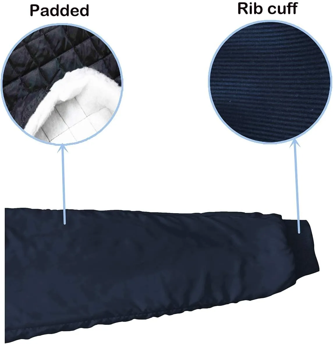 TanBridge Mens Sherpa Lined Hoodie Zip Up Plus Sizes Warm Fleece Hoodie with Padded Sleeve & Rib Cuffs