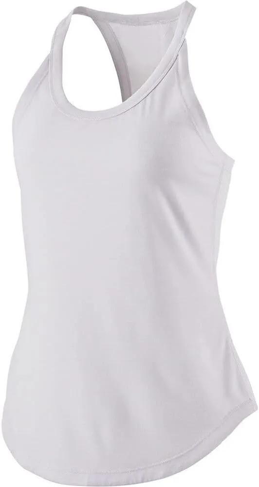 Tank Top for Women Racerback Loose Athletic Cami Tops Sleeveless Curved Hem Casual Running Baseball Workout Vest