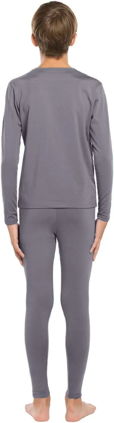 Thermal Underwear Set for Boys Long Johns Fleece Lined Kids Base Layer Thermals Sets Boy