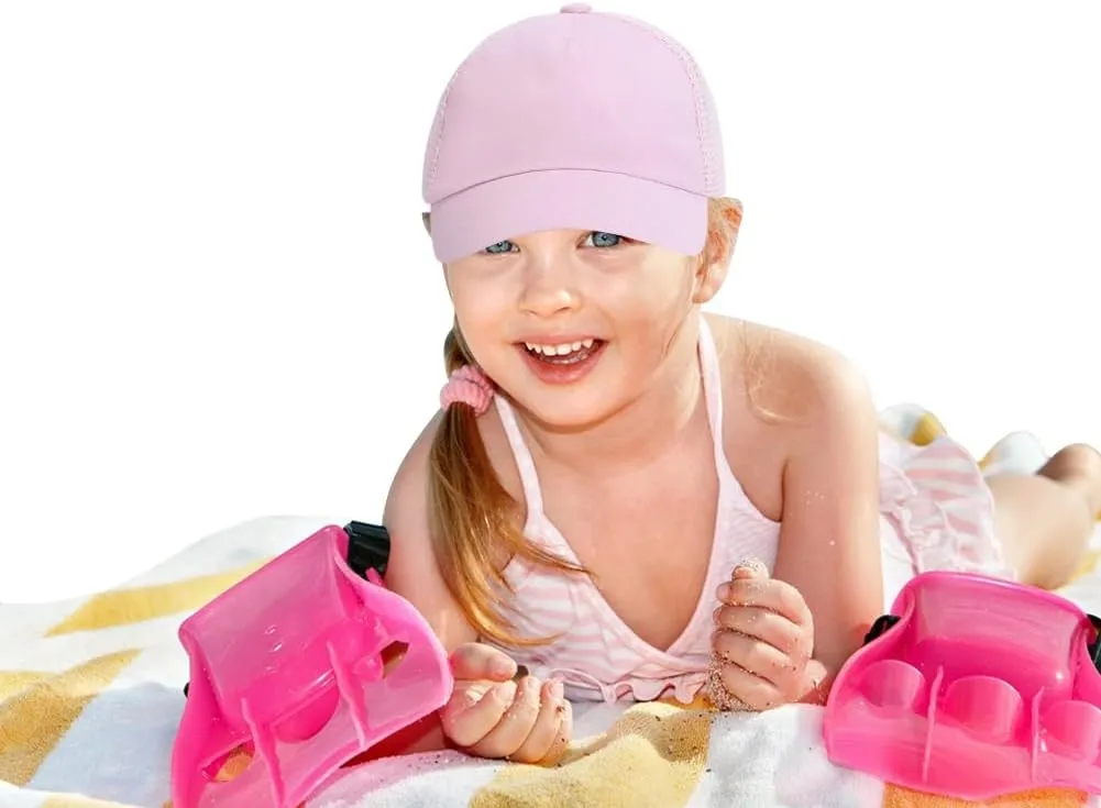 Toddler Baseball Hat Sun Protection Baby Boy Baseball Cap Adjustable Fit Mesh Baseball Hat Outdoor Beach Sun Cap for Kids