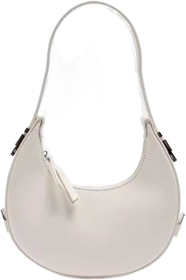 Underarm Bag Solid Color Casual Texture Fashion One Shoulder French Niche Crescent Shape