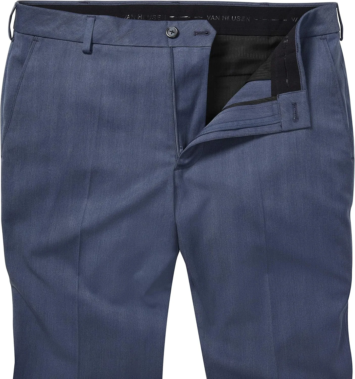 Van Heusen Men's Straight Fit Stretch Flat Front Air Dress Pant