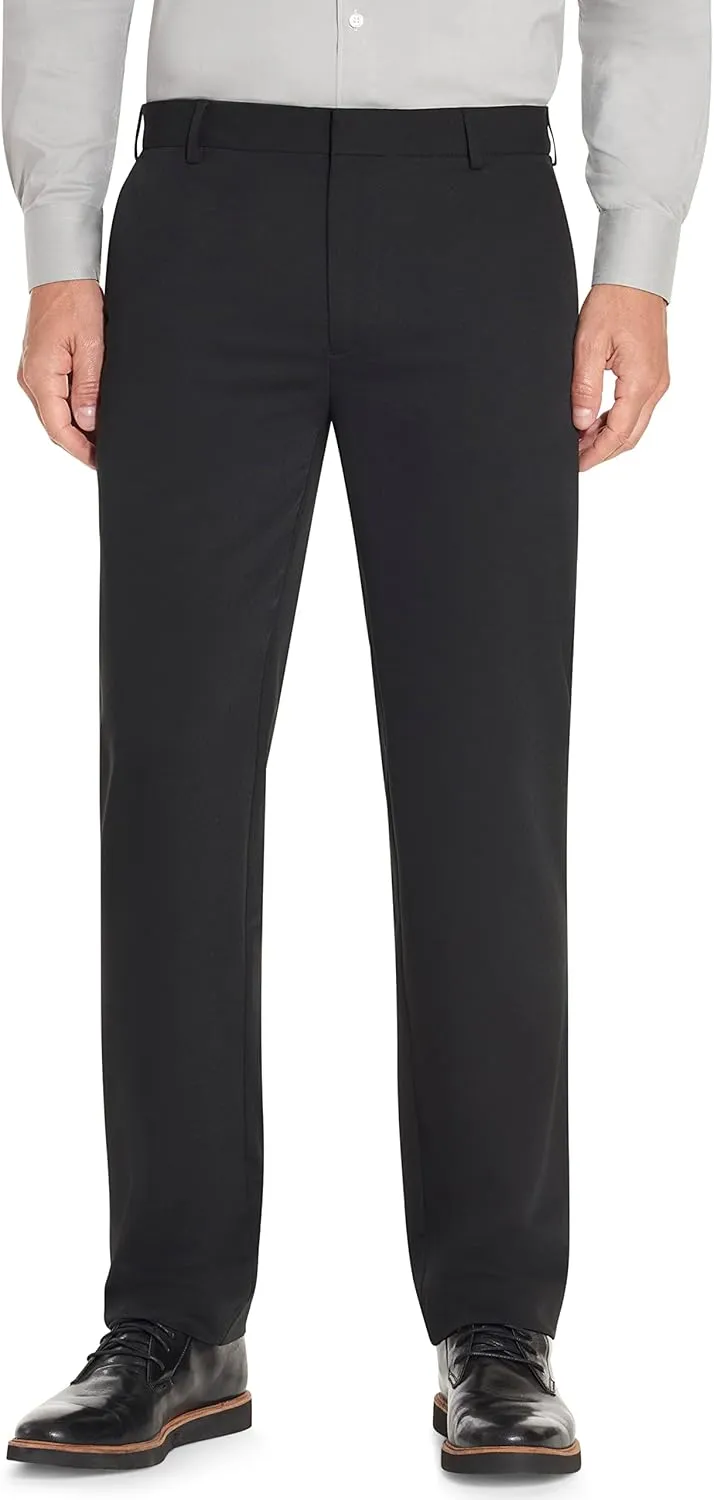 Van Heusen Men's Wrinkle Free Stretch Flat Front Dress Pant