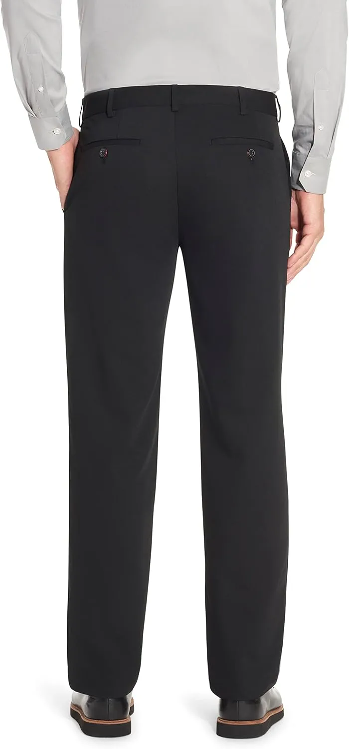 Van Heusen Men's Wrinkle Free Stretch Flat Front Dress Pant