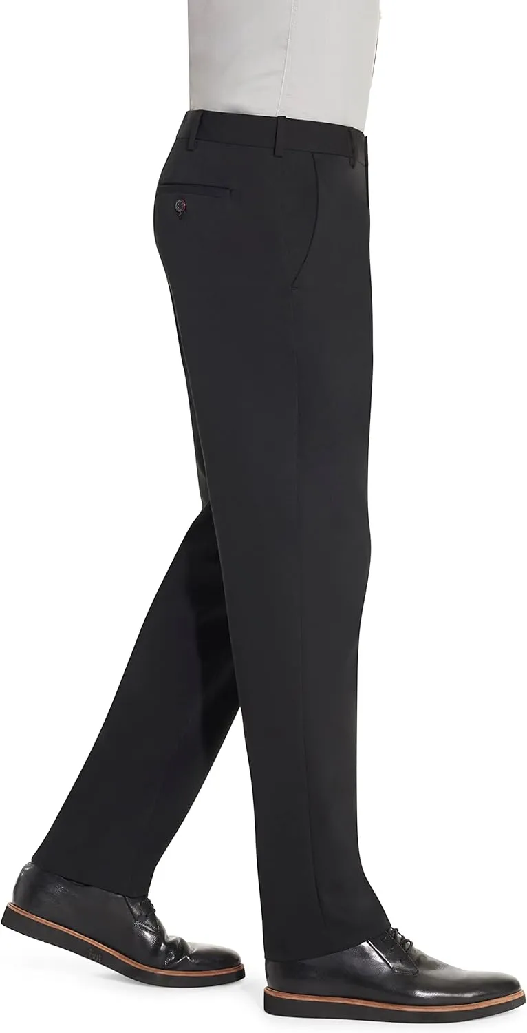 Van Heusen Men's Wrinkle Free Stretch Flat Front Dress Pant