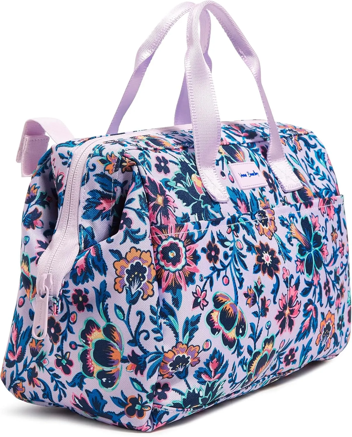 Vera Bradley Women's Recycled Lighten Up ReActive Bag Organizer, Cloud Vine Multi, One Size