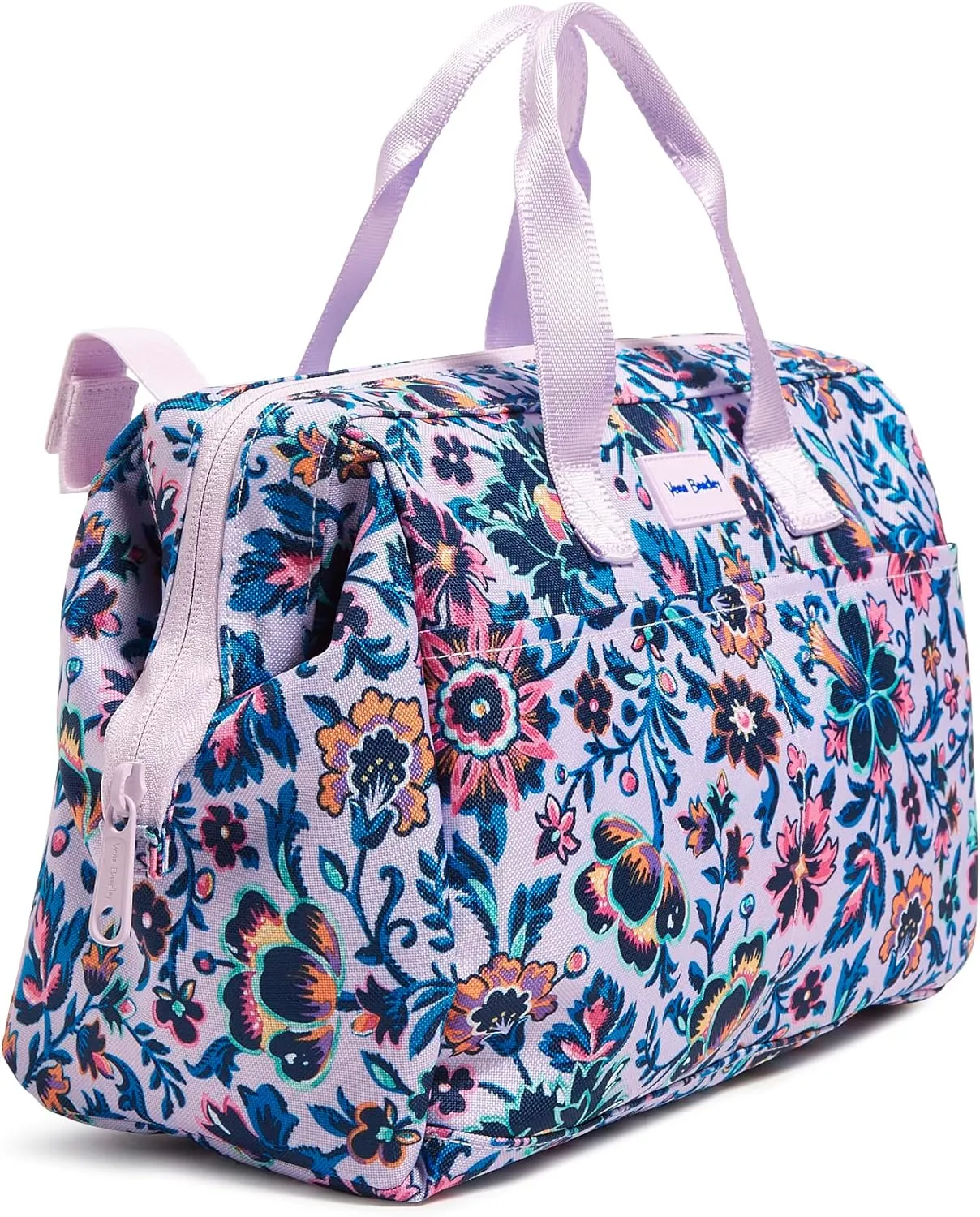 Vera Bradley Women's Recycled Lighten Up ReActive Bag Organizer, Cloud Vine Multi, One Size