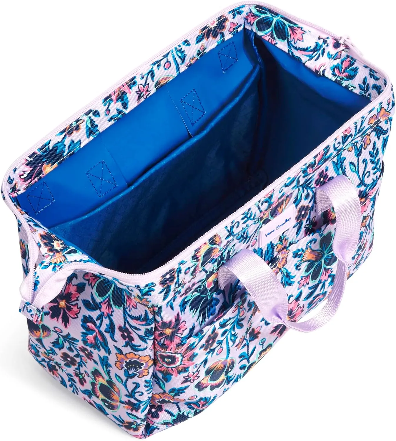 Vera Bradley Women's Recycled Lighten Up ReActive Bag Organizer, Cloud Vine Multi, One Size