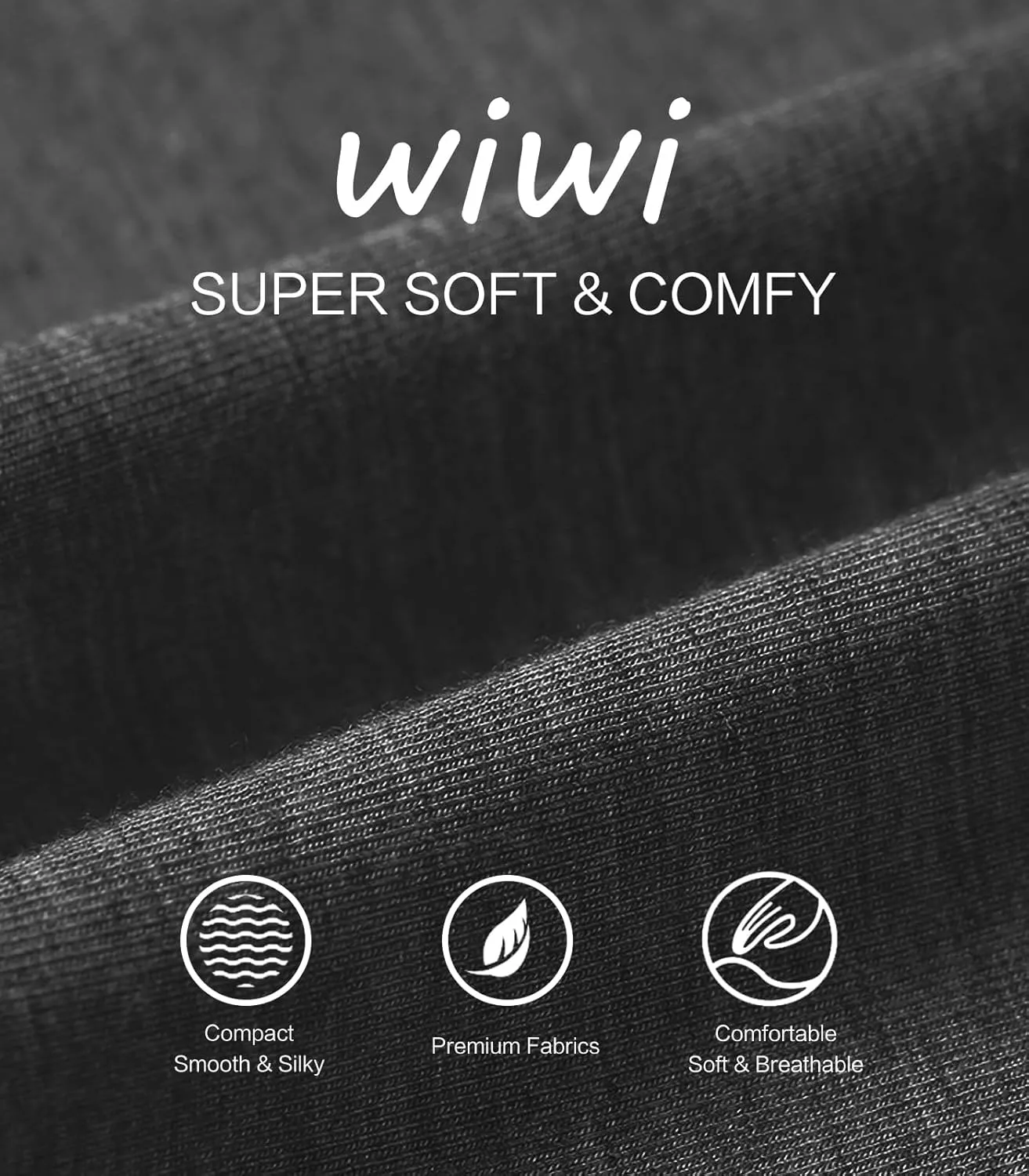 WiWi Men's Thermal Underwear Long Johns Set Soft Warm Base Layer Top and Bottom Sets Viscose made from Bamboo S-XXL