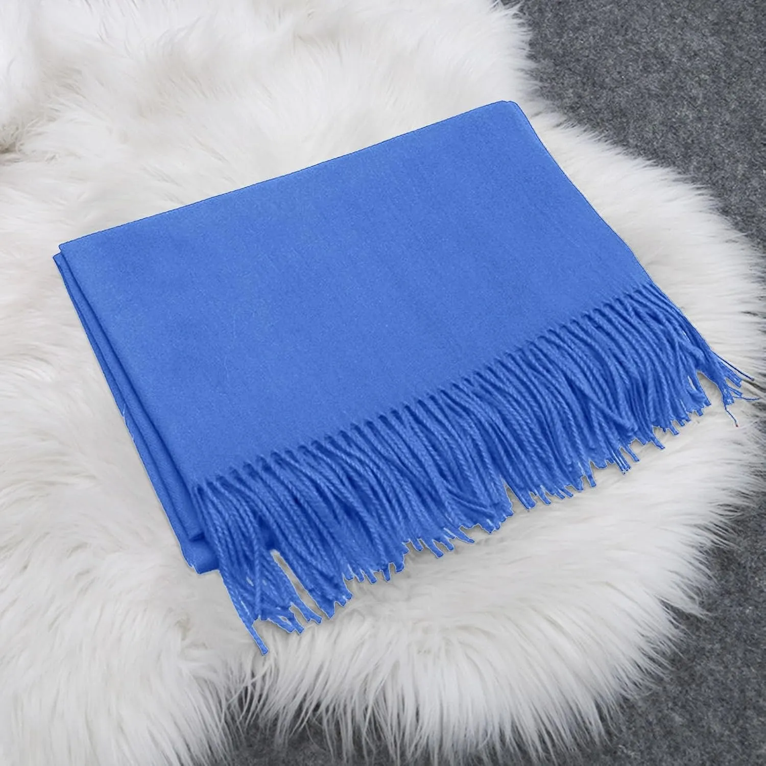 Women Pashmina Knitted Warm Cardigan Coat Poncho Sweater Scarf Cape Oversized Shawl Wraps Floral Blanket for Fall Winter