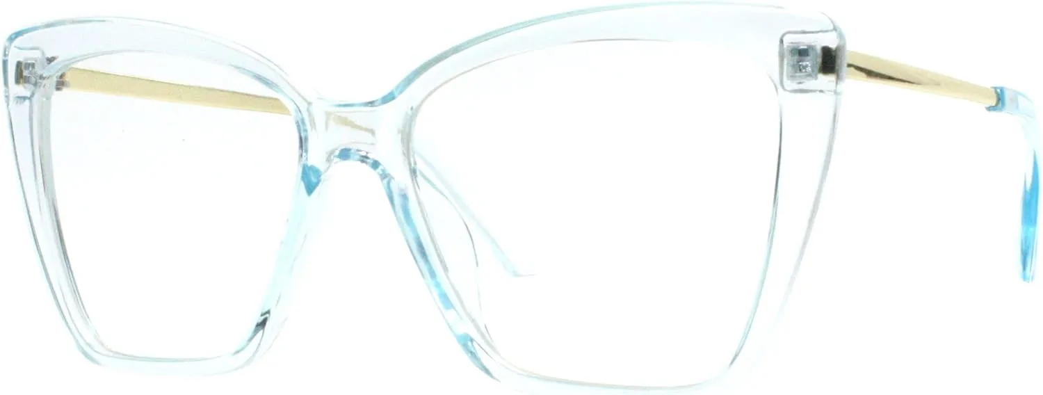 Womens Blue Light Blocking Glasses Square Butterfly Shape UV 400