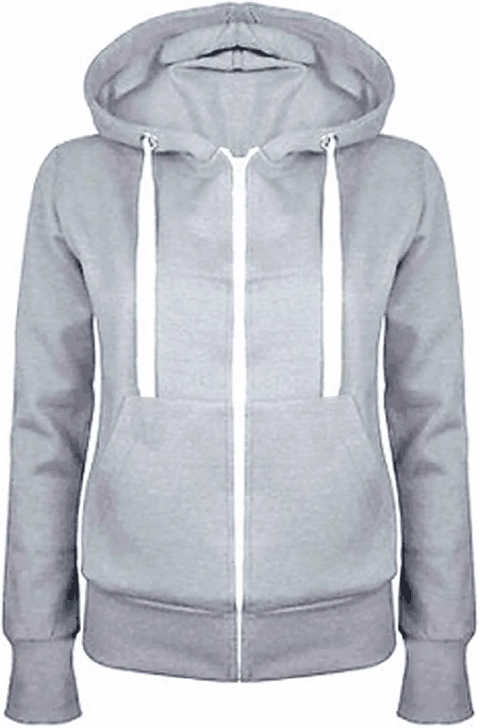 Womens Fall Fashion 2023 Casual Zip up Hoodie Jackets Solid Color Sweatshirts Jackets Trendy Y2k Hoodies with Pocket