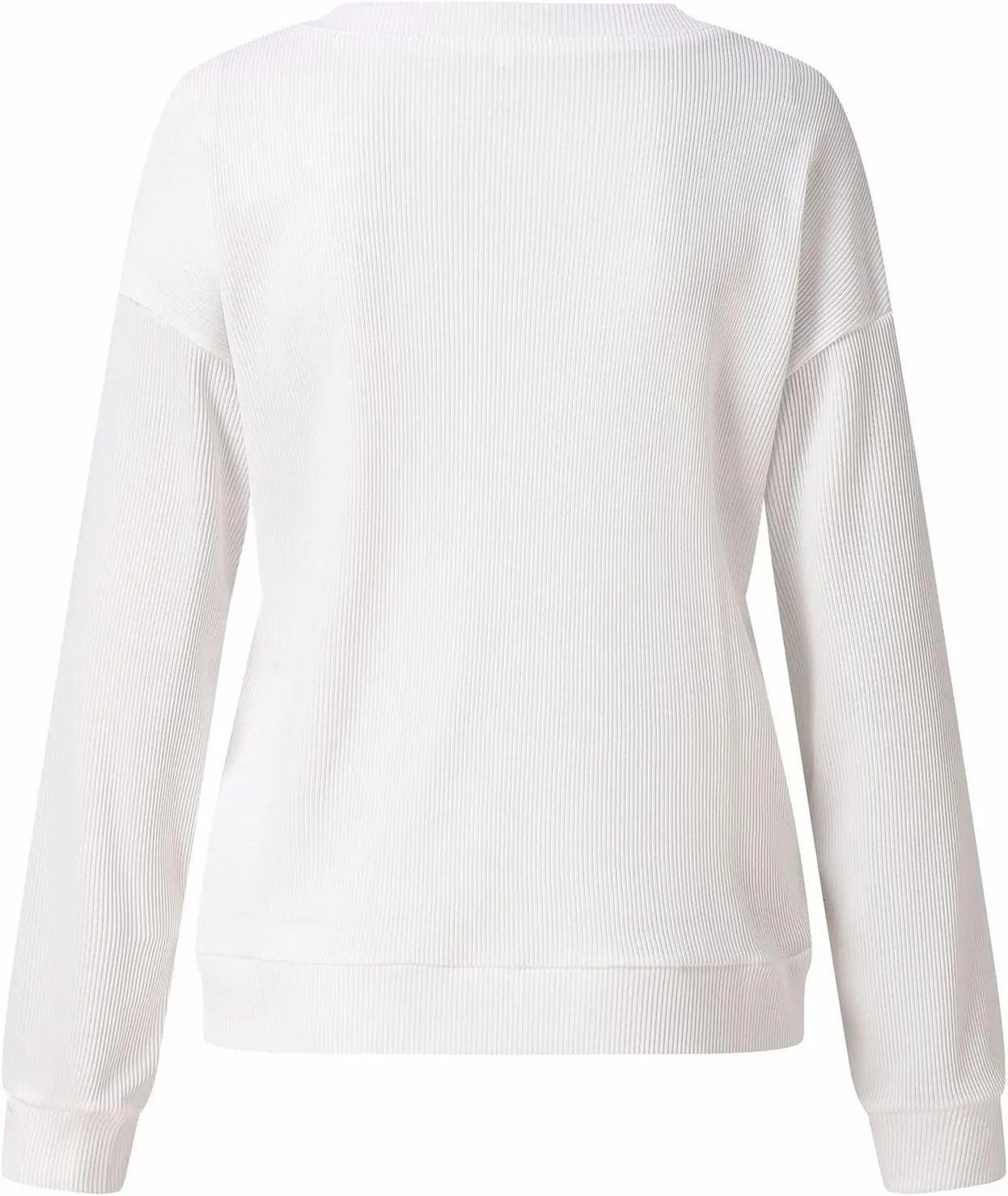 Womens Oversized Sweatshirts Casual Crewneck Long Sleeve Tops No Hood Plain Pullovers Fall Winter Clothes