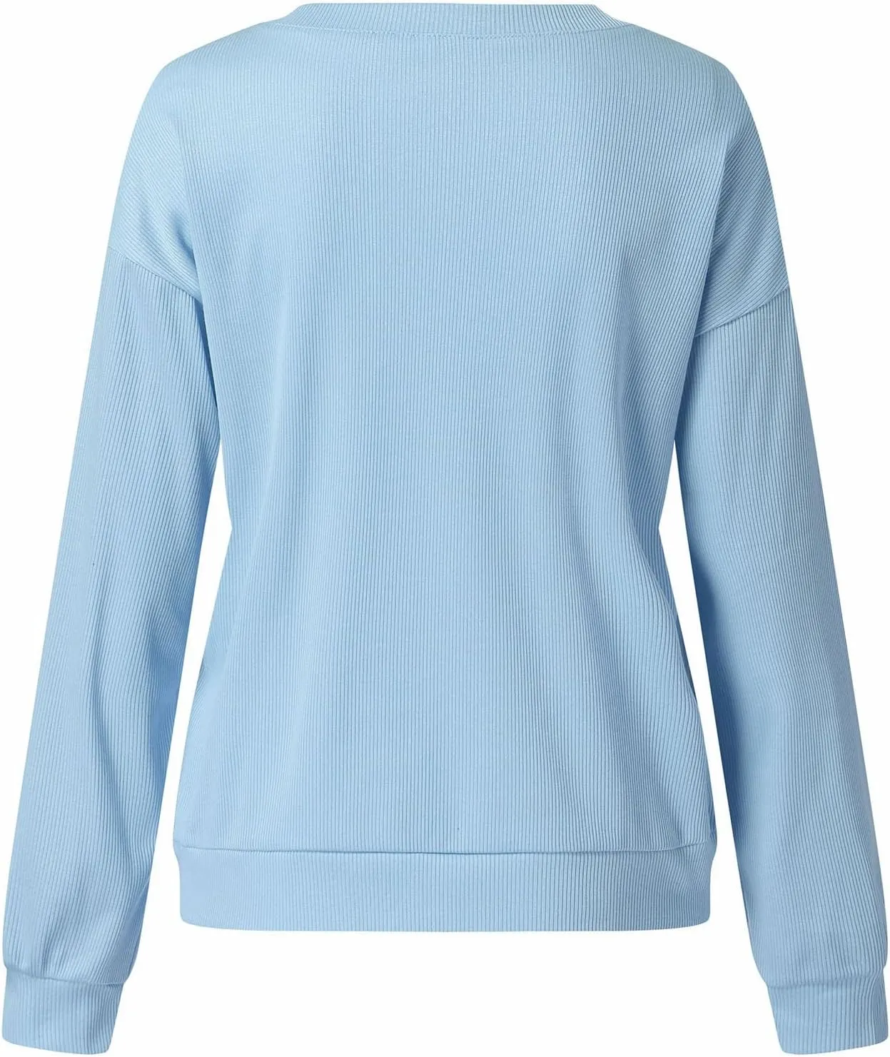 Womens Oversized Sweatshirts Casual Crewneck Long Sleeve Tops No Hood Plain Pullovers Fall Winter Clothes