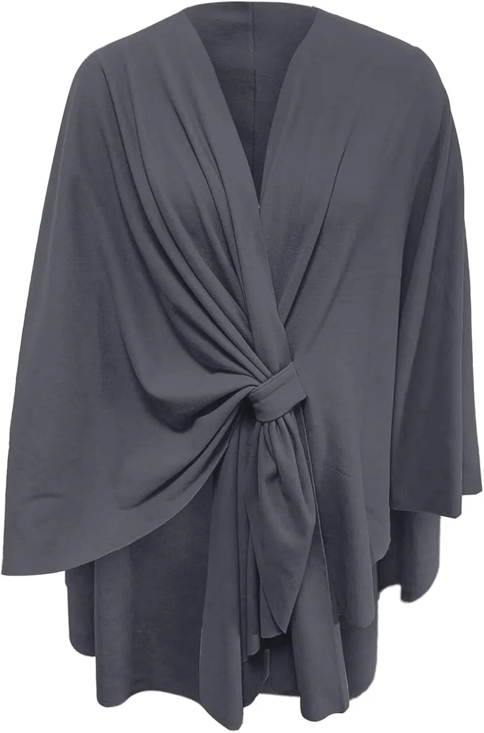 Women's Shawl Wrap Knitted Open Front Poncho Cape Oversized Sweaters Casual Cardigan Shawls for Fall Winter