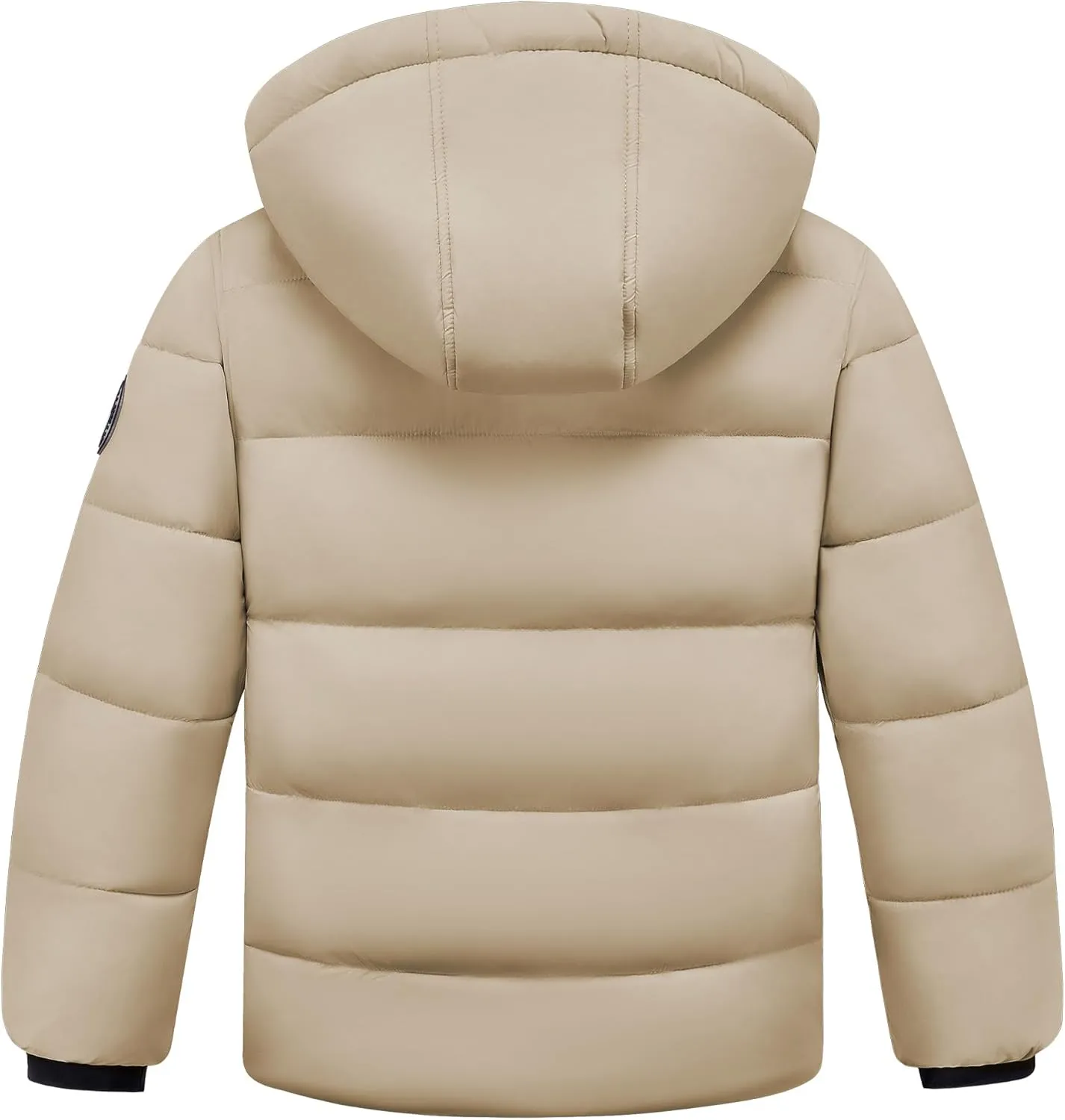 WULFUL Kids Boy's Winter Coat Detachable Hat Puffer Windbreaker Warm Cotton Jacket Parka Down Outdoor Coats