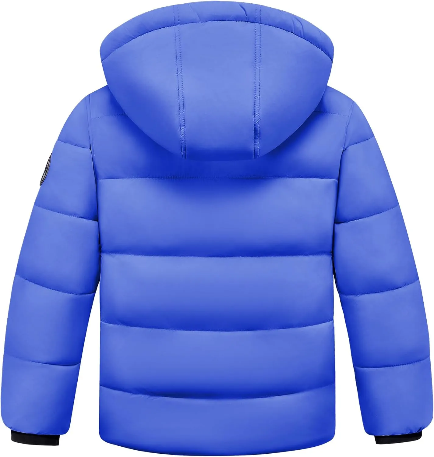 WULFUL Kids Boy's Winter Coat Detachable Hat Puffer Windbreaker Warm Cotton Jacket Parka Down Outdoor Coats