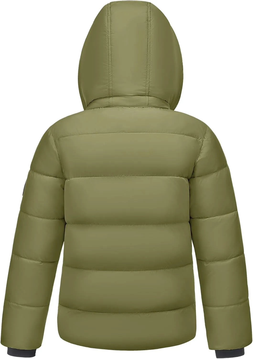WULFUL Kids Boy's Winter Coat Detachable Hat Puffer Windbreaker Warm Cotton Jacket Parka Down Outdoor Coats