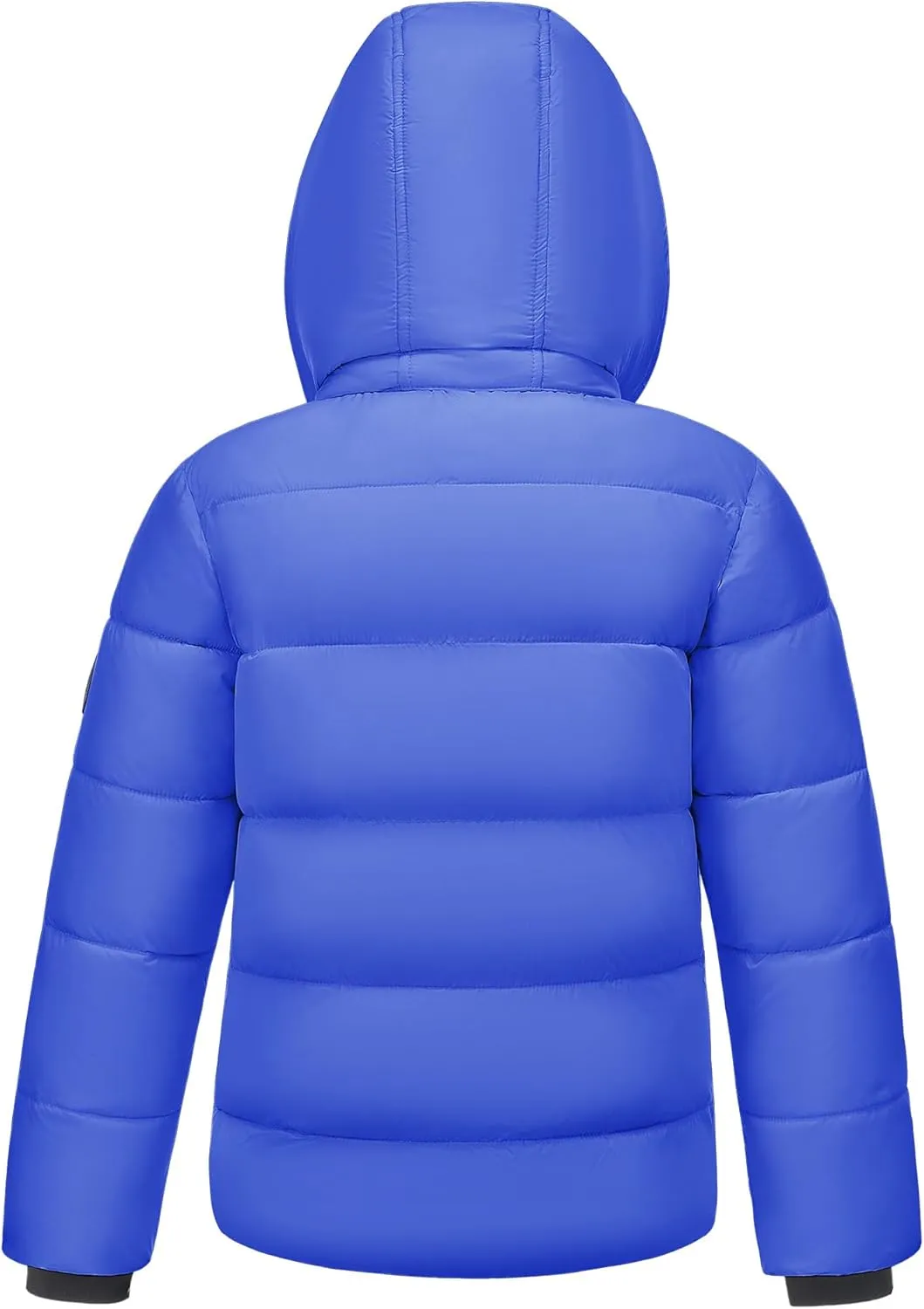 WULFUL Kids Boy's Winter Coat Detachable Hat Puffer Windbreaker Warm Cotton Jacket Parka Down Outdoor Coats