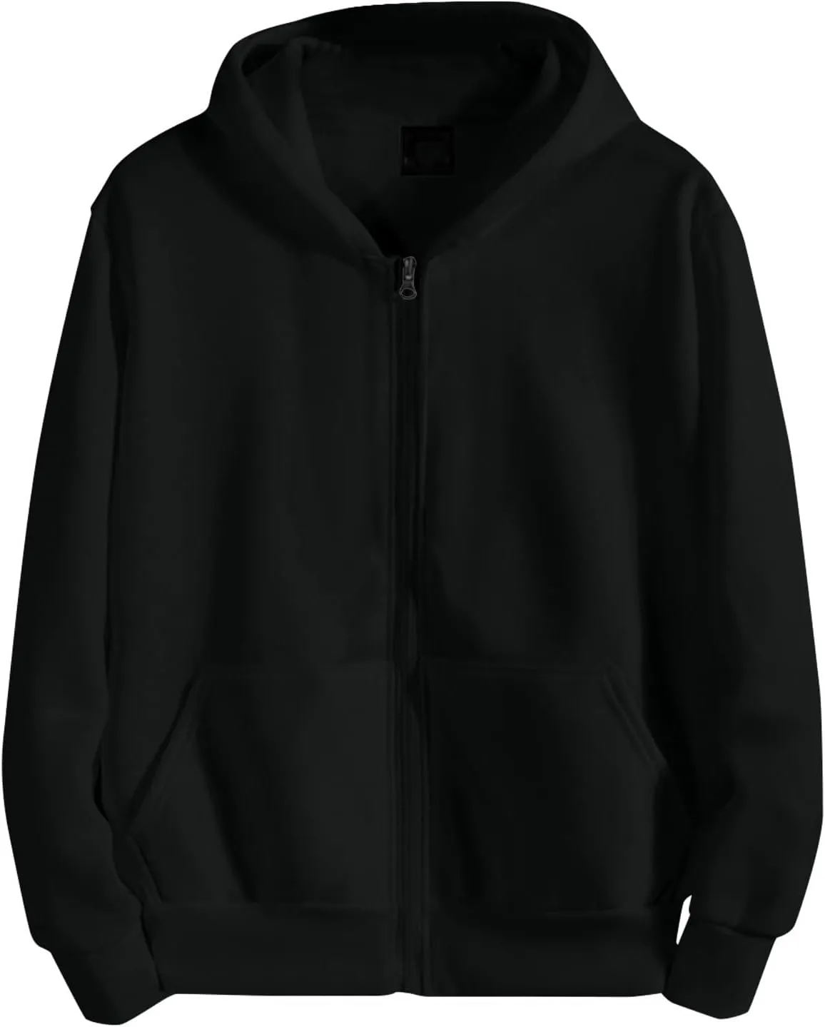XIAXOGOOL Mens Plain Basic Hoodie Full Zip Fleece Sweatshirt Casual Hooded Outerwear Jacket With Pocket Hoodies For Men